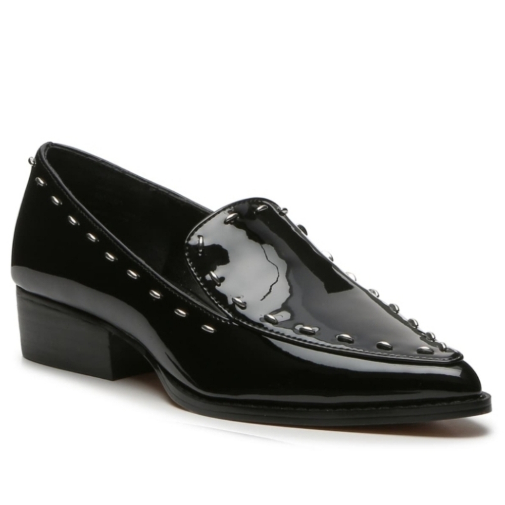 Vince Camuto Studded Loafers Black (6.5)